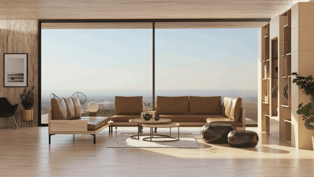 Modern luxury interior design living room
